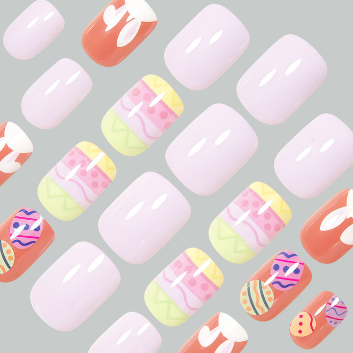 Decorative Easter-Themed Press-On Nail Art Kalsten