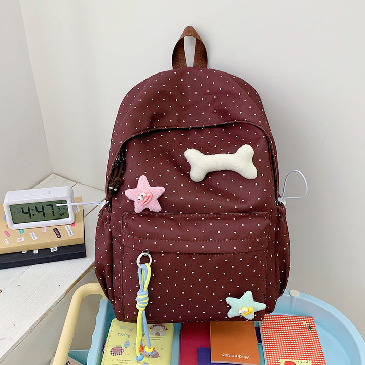 Cute Polka Dot Graphic Backpack Kalsten