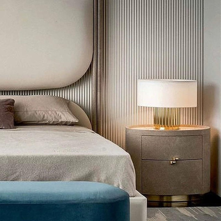 Elegant Round Table Lamp