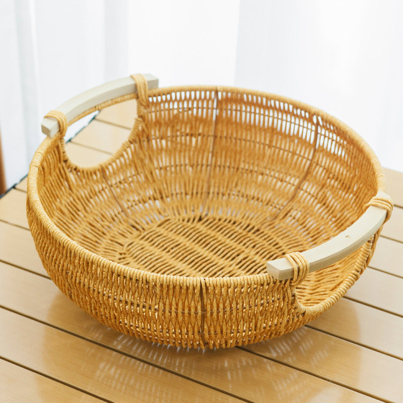 Decorative Woven Living Room Basket Kalsten