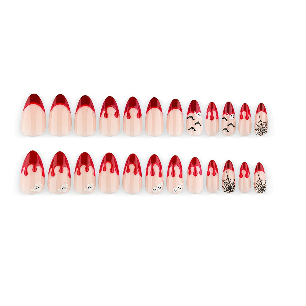 Halloween-style Kunstnagelset Kalsten