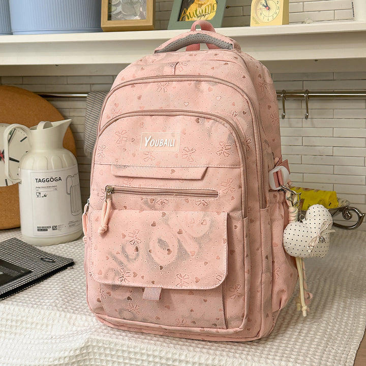 Charming Floral Print Backpack Kalsten