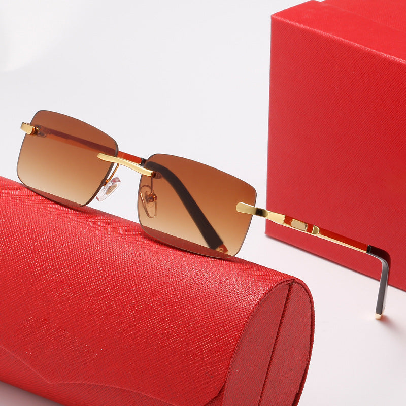 Ladies stylish sunglasses with elegant metal frame and polarized lenses Kalsten