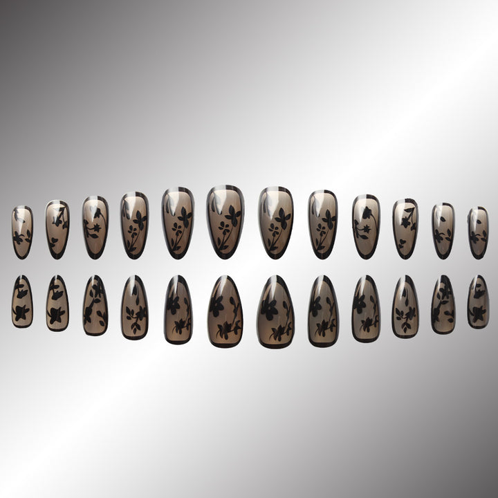 Elegant Floral Design Press-On Nails Kalsten