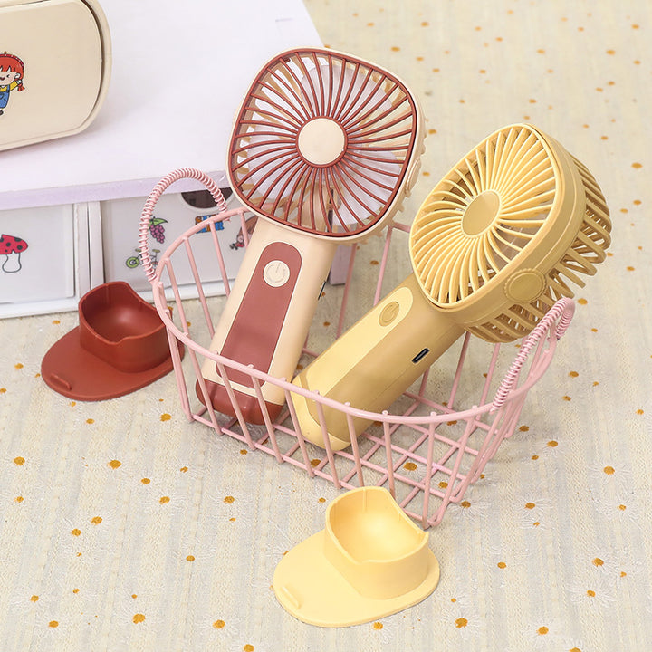 Women's Portable USB Hand Fan with Adjustable Tilt Angle Kalsten