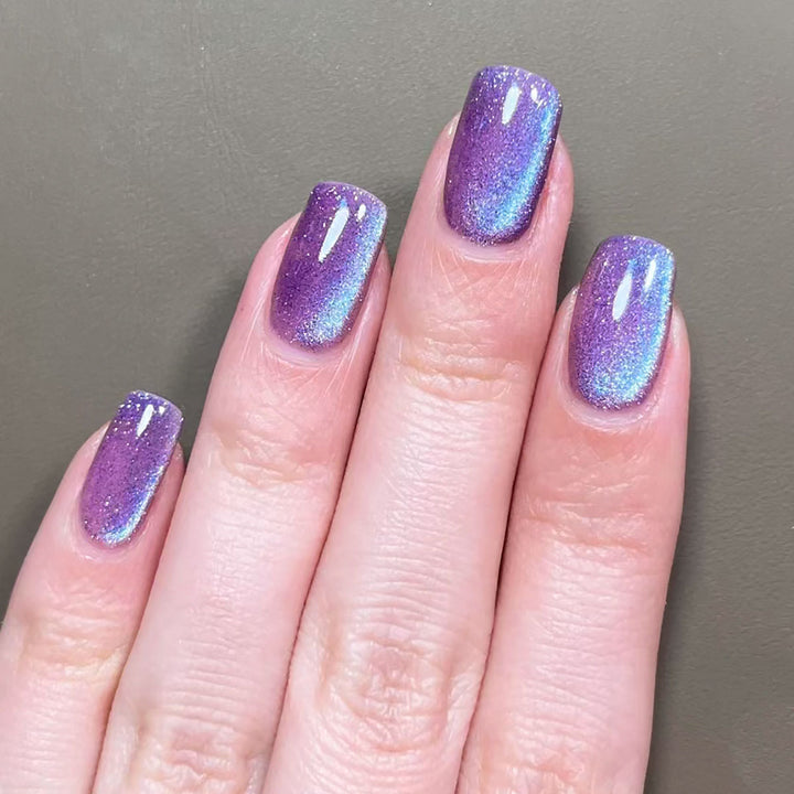 Iridescent Glitter Nail Polish