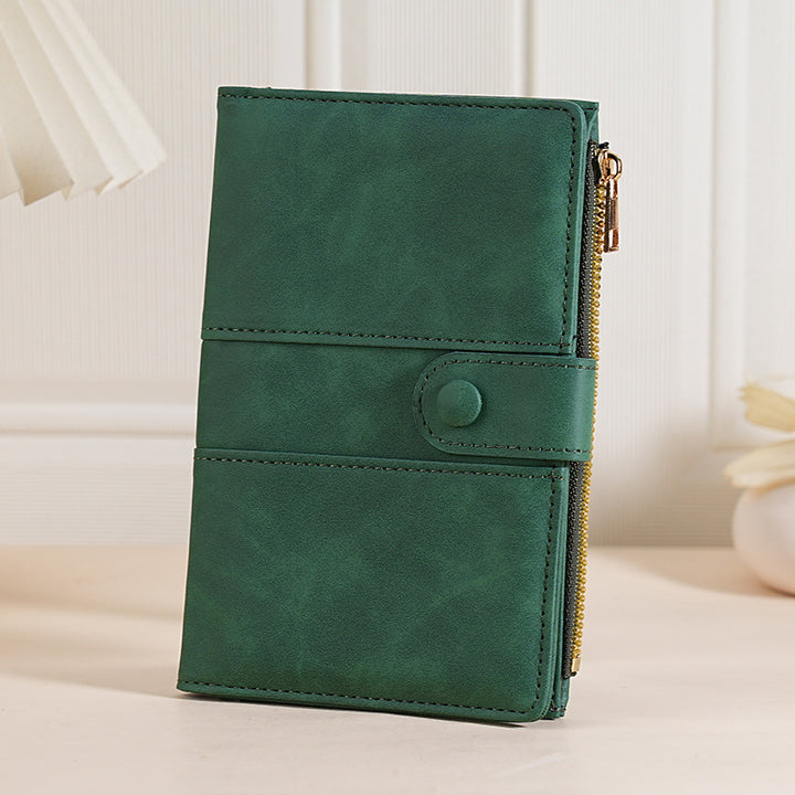 Elegant Zippered Travel Wallet