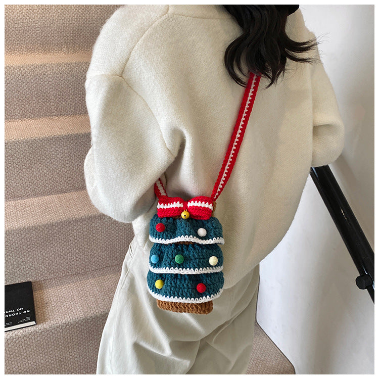 Festive Crocheted Mini Bag