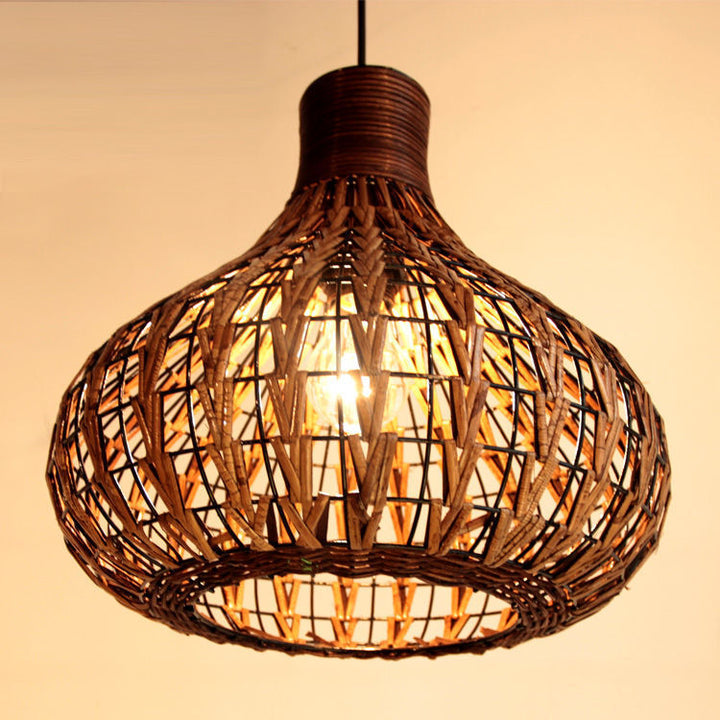 Ethereal Woven Pendant Light
