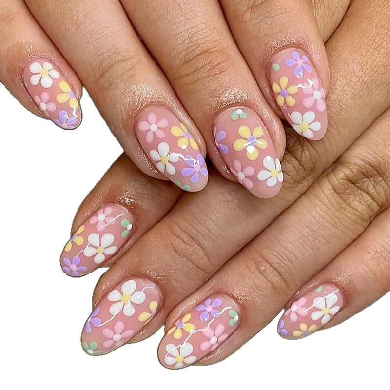 Floral Art Acrylic Nail Enhancements Kalsten 1789915225
