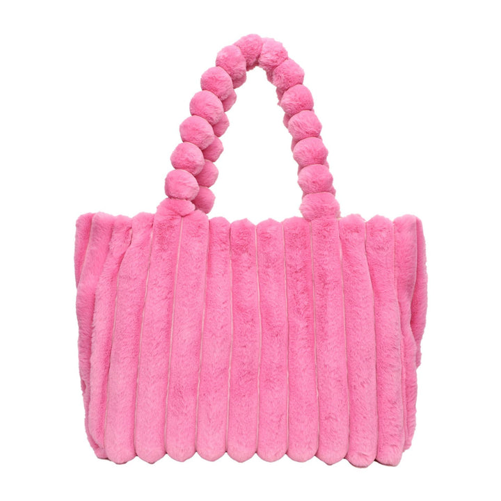 Plush Textured Handbag