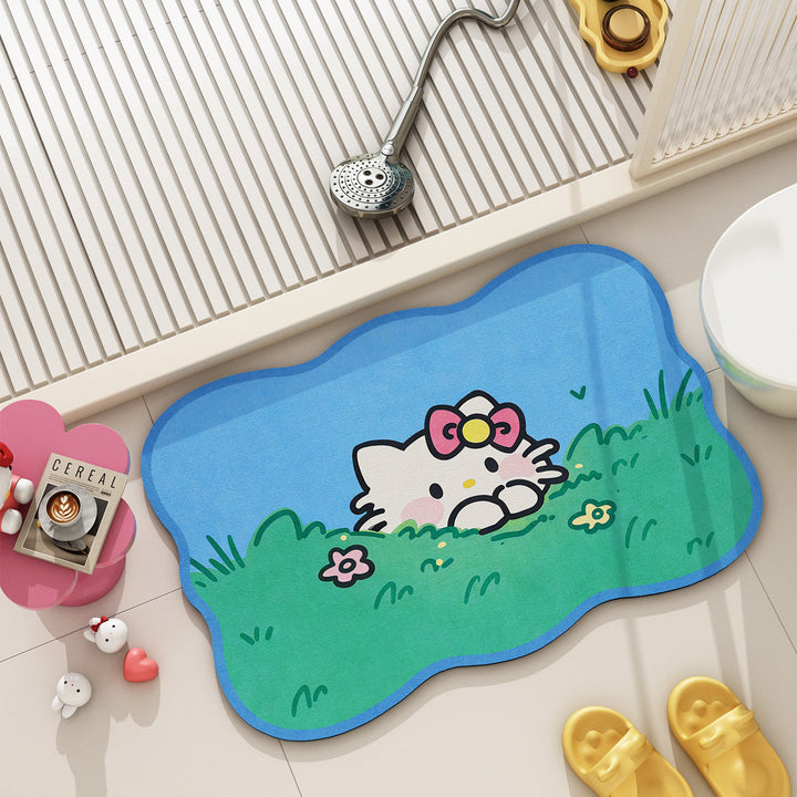 Cartoon Character Themed Bath Mat