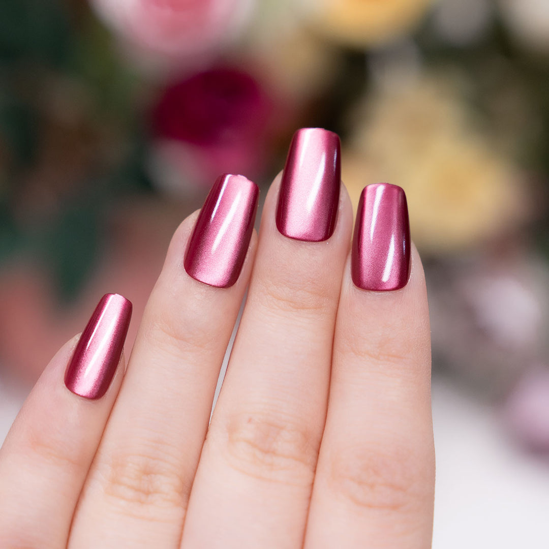 Glossy Press-On Nail Art  1791110921