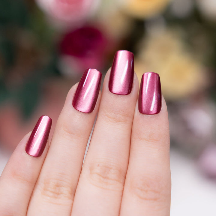 Glossy Press-On Nail Art  1791110921