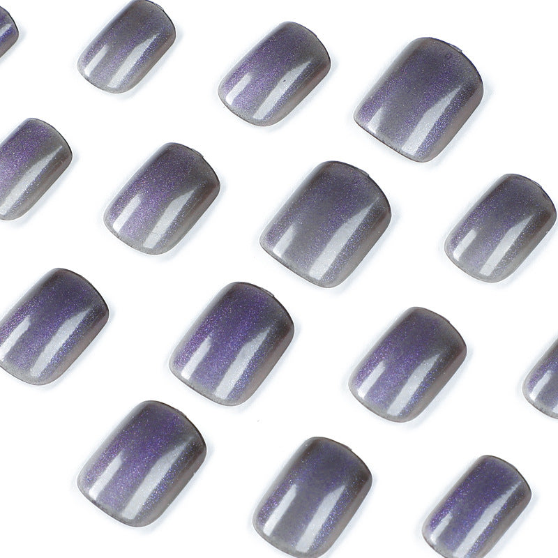Glamorous nail extensions with glitter effect Kalsten