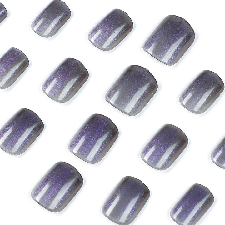 Glamorous nail extensions with glitter effect Kalsten