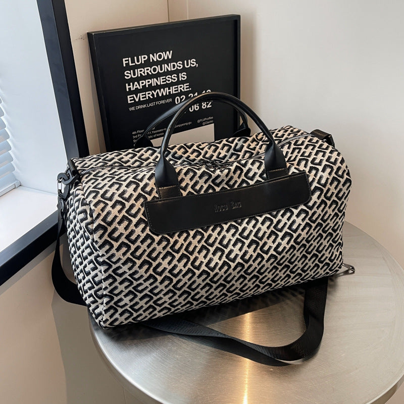 Elegant Patterned Travel Duffle Kalsten