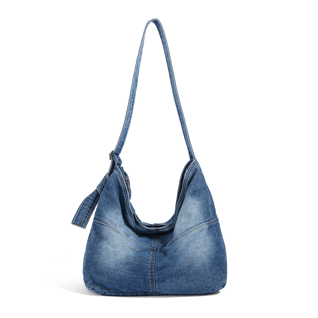 Casual Denim Hobo Bag