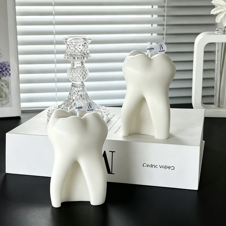Tooth-Shaped Decorative Candle