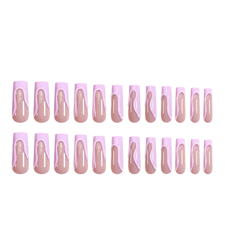 Artful gel nails with colored accents Kalsten