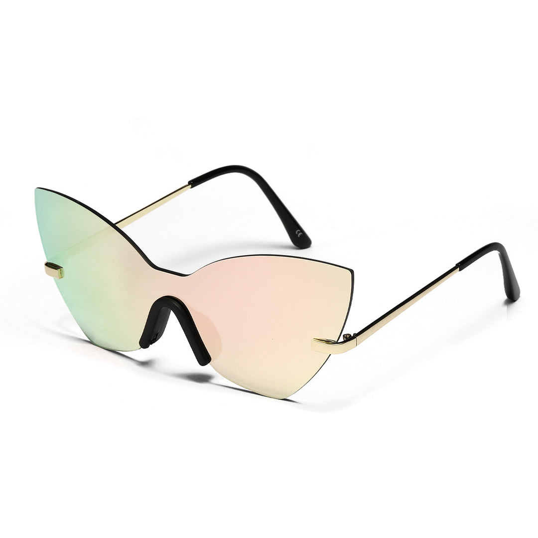 Women's extravagant Cat-Eye sunglasses with high-quality metal frame Kalsten