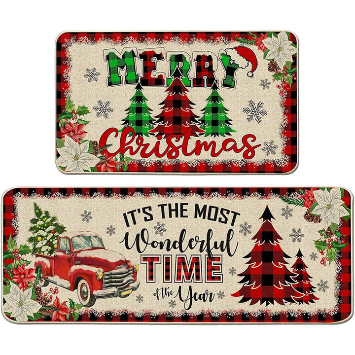 Festive Holiday Themed Doormat Kalsten