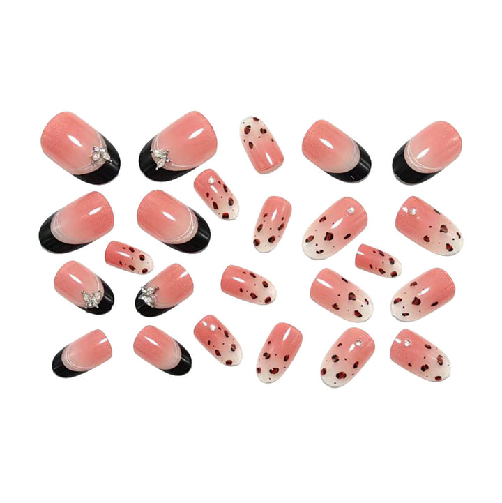 Artificial nails in a modern style with elegant embellishments Kalsten