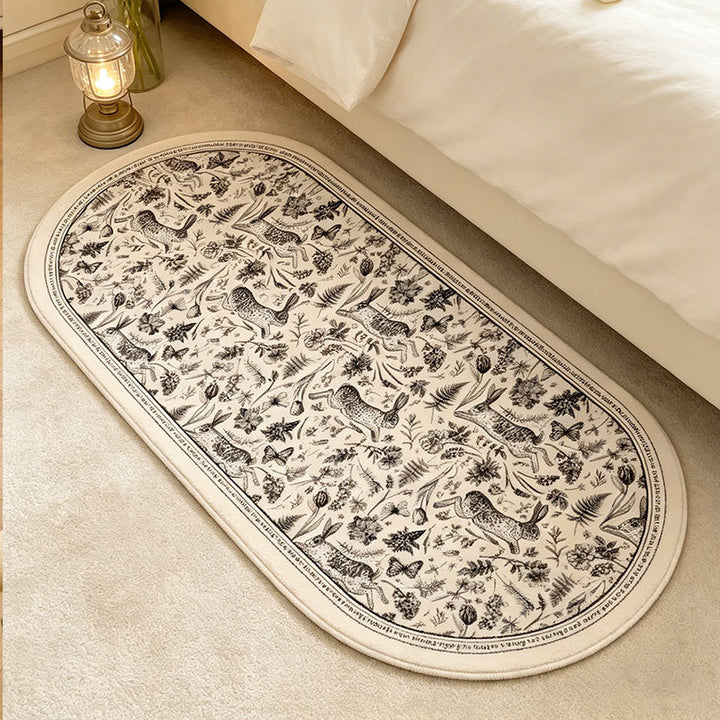 Decorative Area Rug for Bedroom Floor Decor