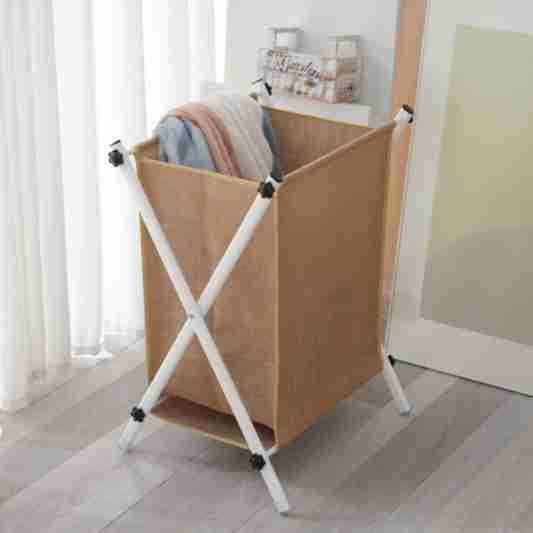 Foldable Laundry Basket with Practical Frame Kalsten