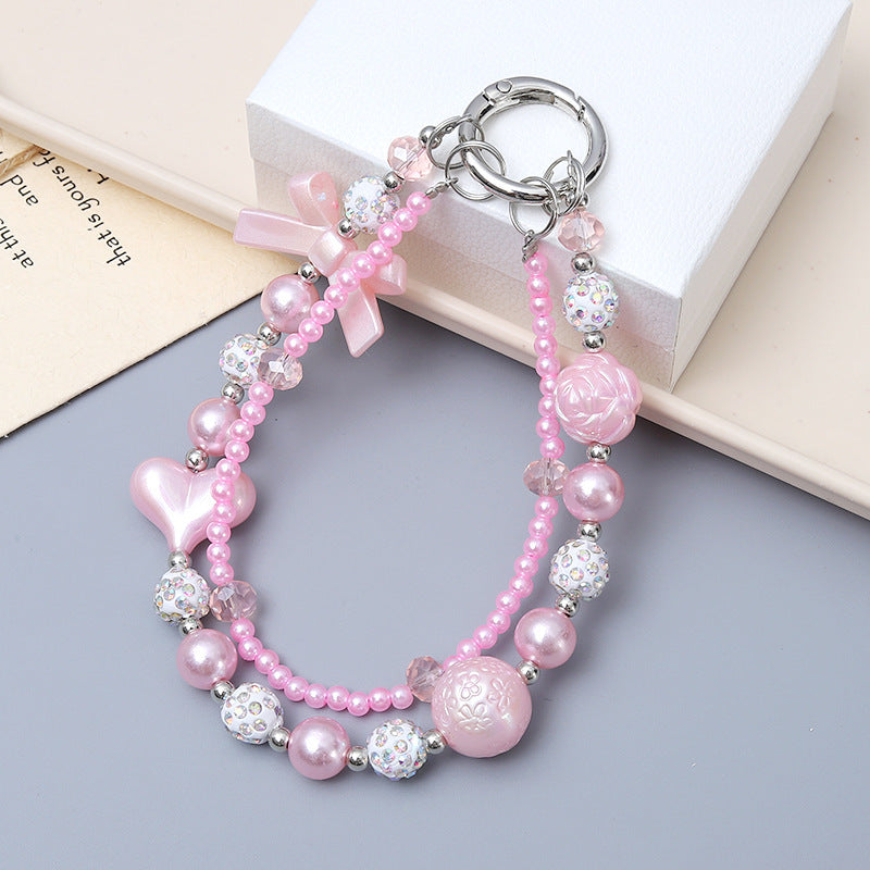 Decorative Beaded Keychain Holder Kalsten