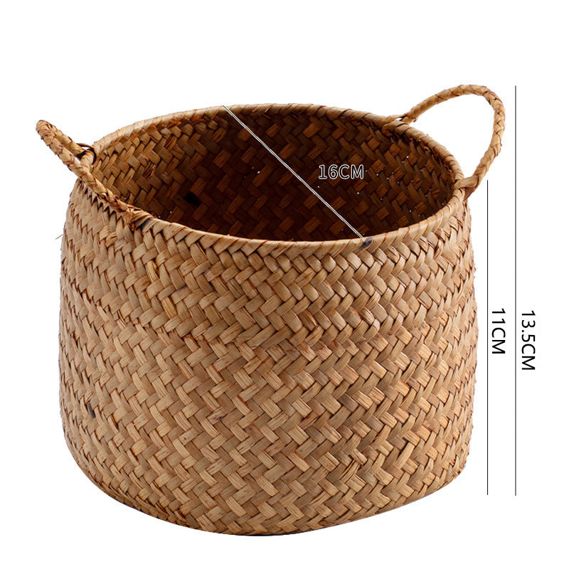 Unisex Stylish Storage Baskets made of Handwoven Natural Material Kalsten
