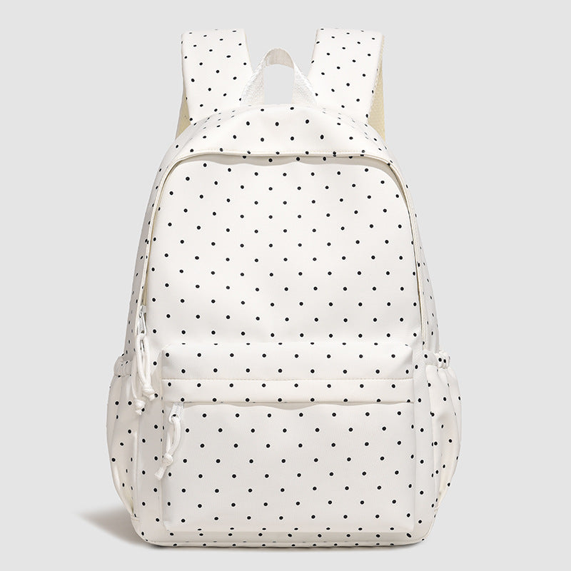 Stylish Polka Dot Casual Backpack Kalsten