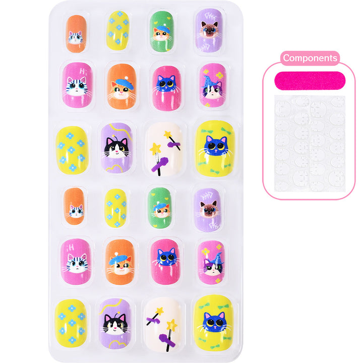 Themed Summer Beach Nail Art Press-On Nails Kalsten