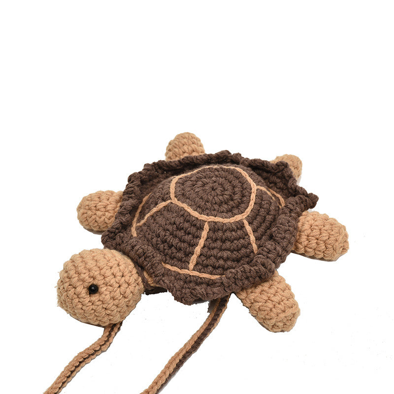 Cute Plush Turtle-Themed Mini Backpack