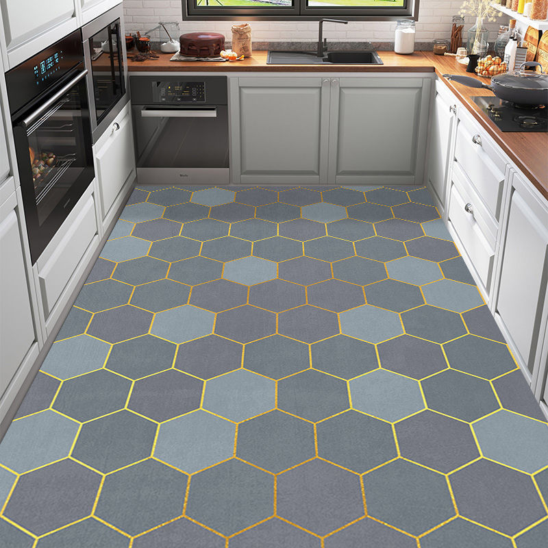 Cute Cartoon Dog-Themed Kitchen Mat