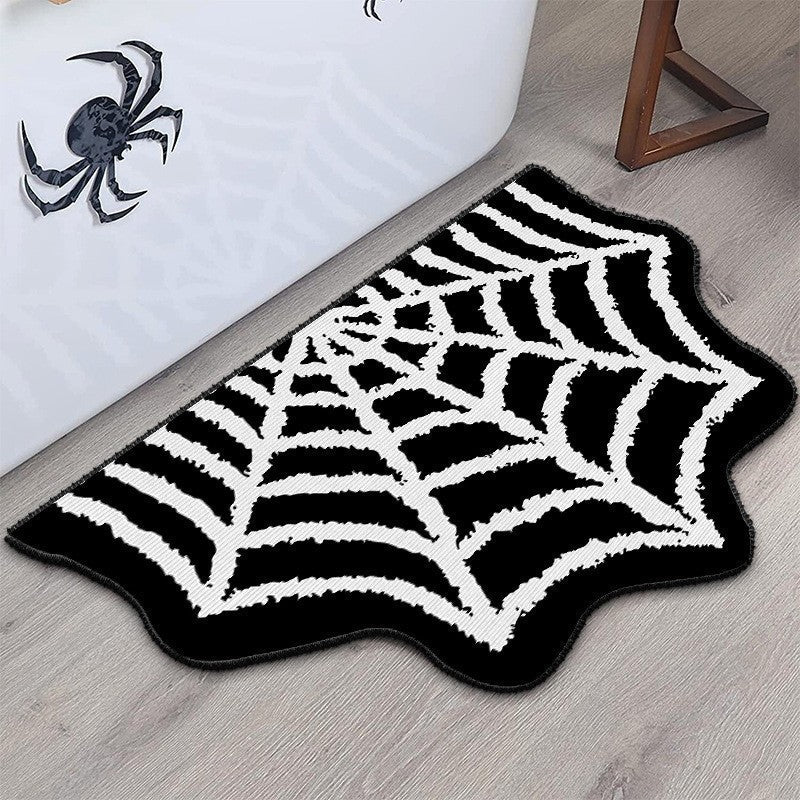 Playful Ghost-Themed Bath Mat