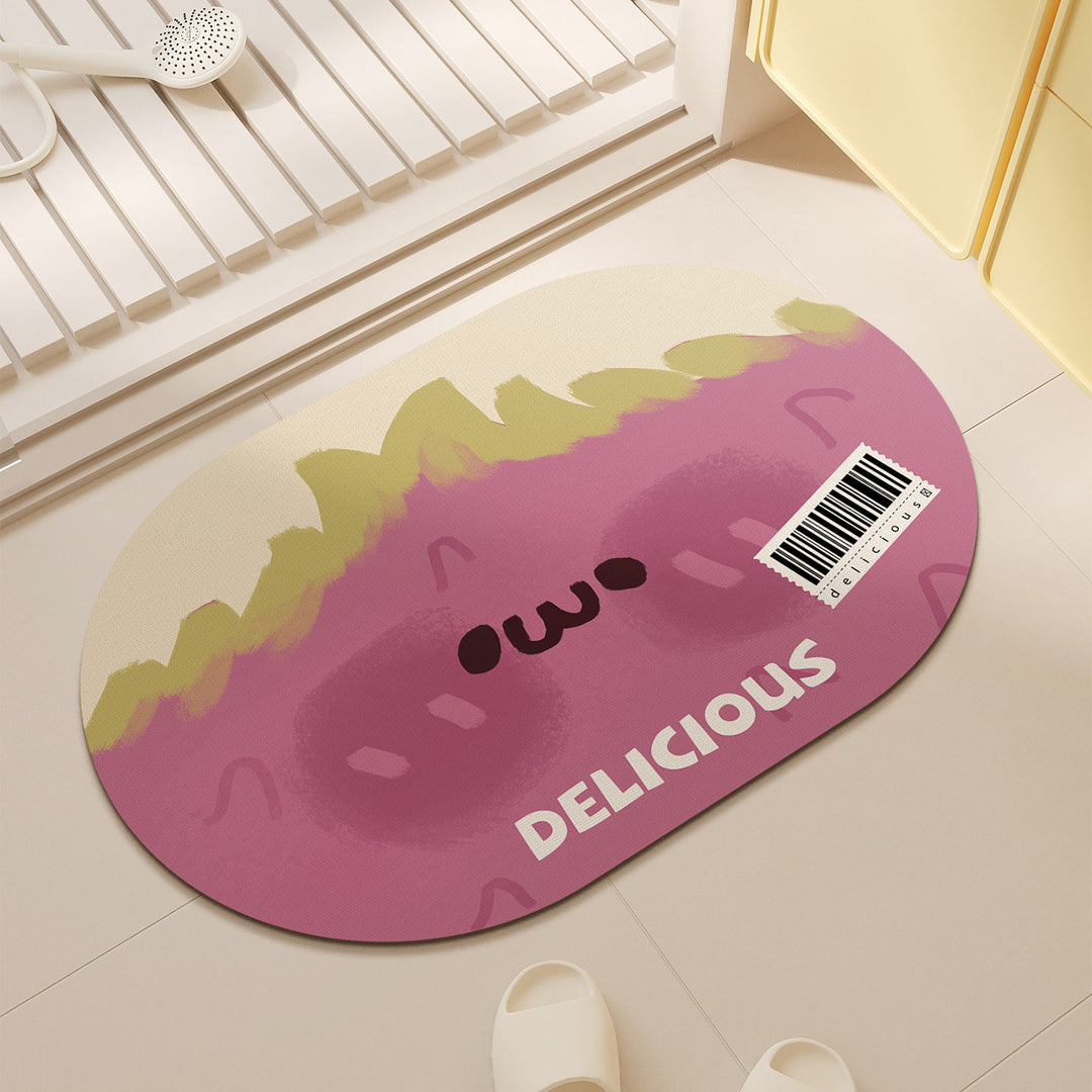 Cute Cartoon Character Floor Mat