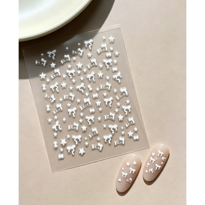 Decorative Bow Nail Art Stickers