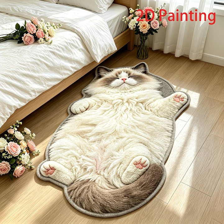 Cute Cat-Shaped Bath Mat