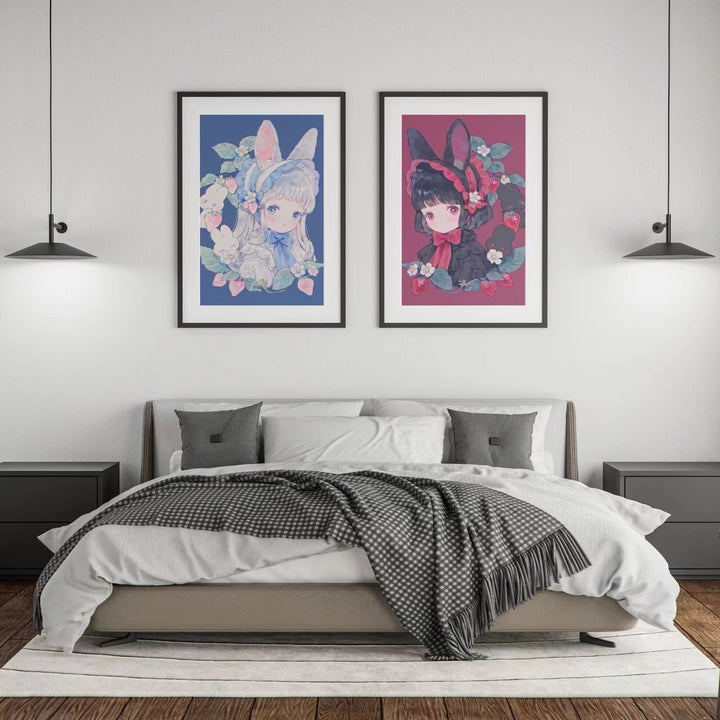 Illustrated Fantasy Character Canvas Art Print Kalsten