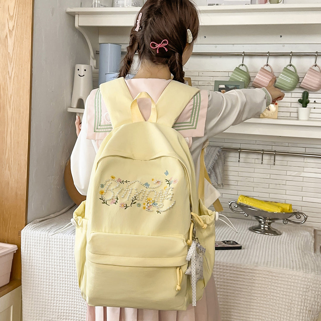 Stylish Embroidered Casual Backpack Kalsten 1791205296