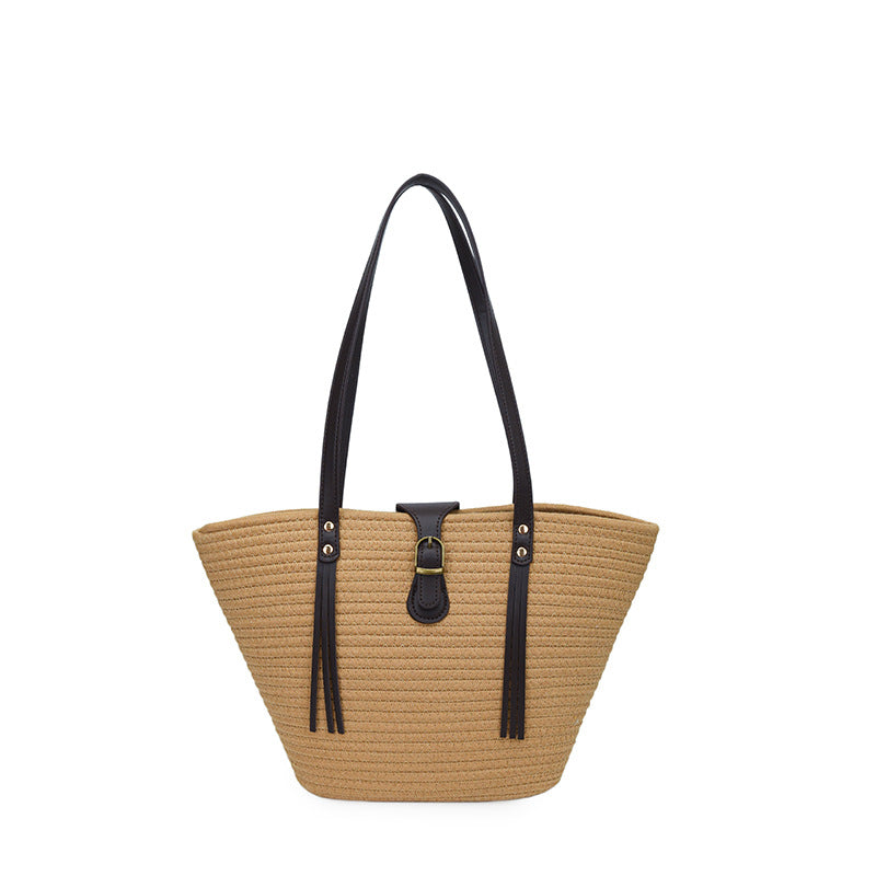 Stylish Woven Beach Tote Kalsten