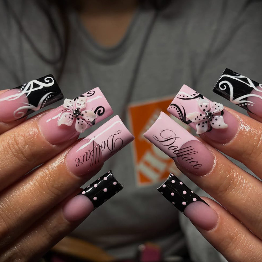 Decorative 3D Acrylic Nail Art Extensions Kalsten