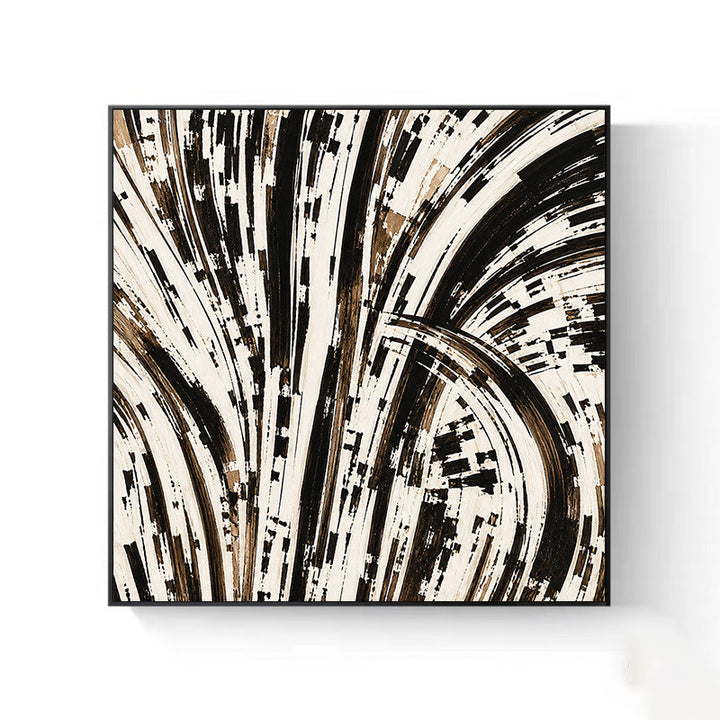 Abstract Brushstroke Canvas Wall Art