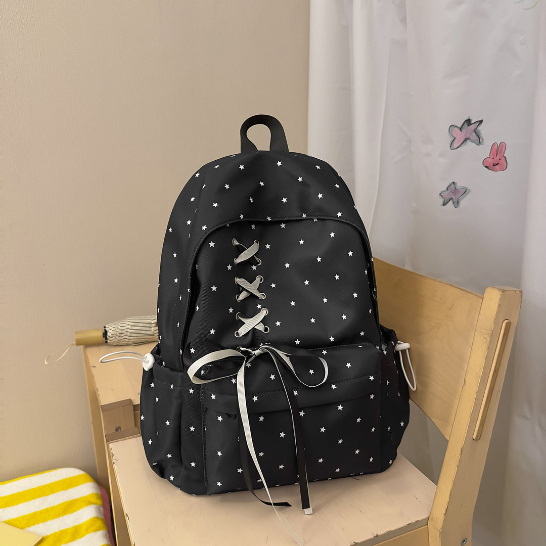 Charming Star-Embellished Backpack Kalsten
