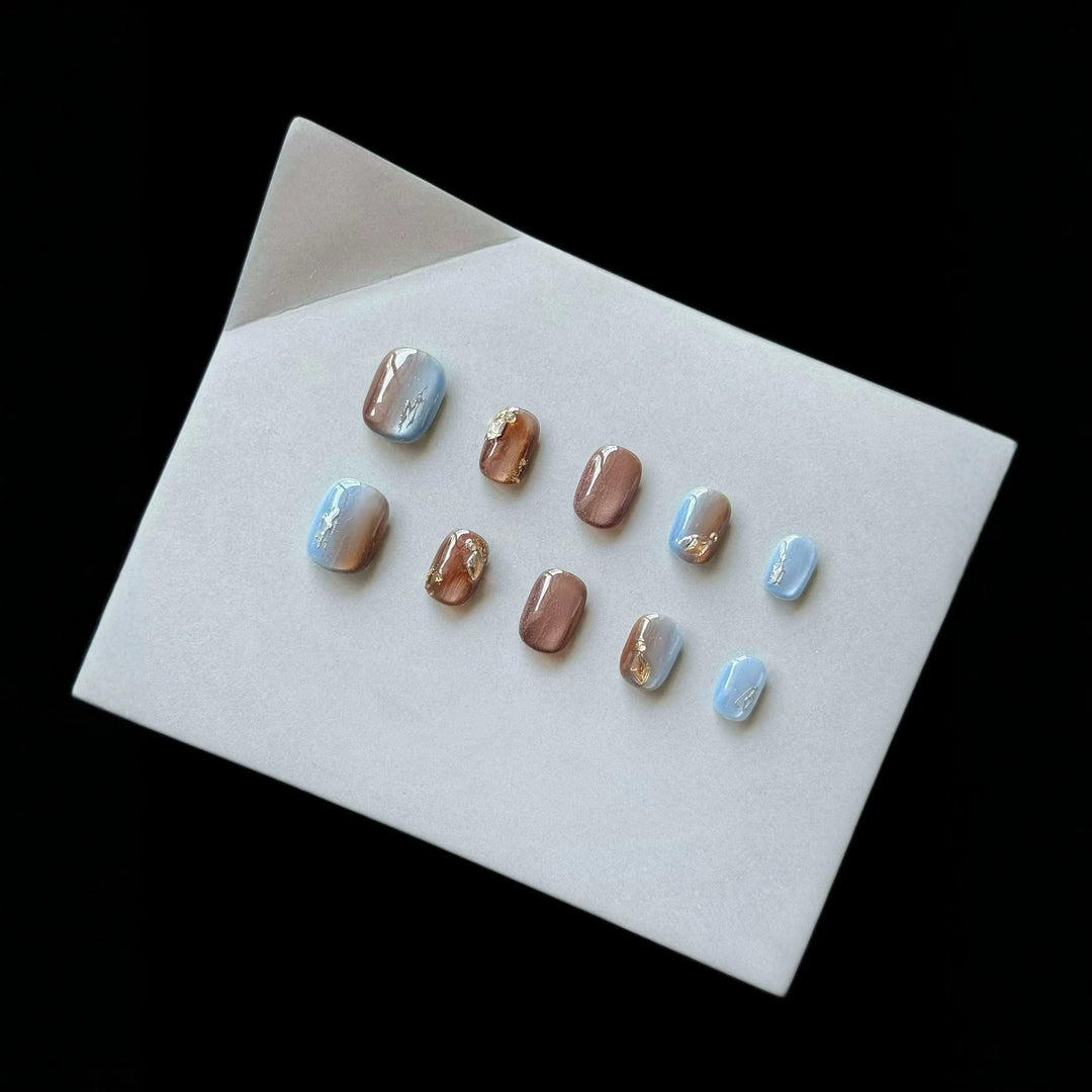 Artistic Ombre Gel Press-On Nail Set
