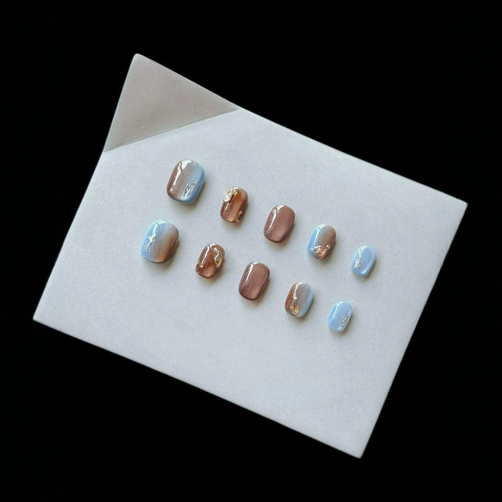 Artistic Ombre Gel Press-On Nail Set