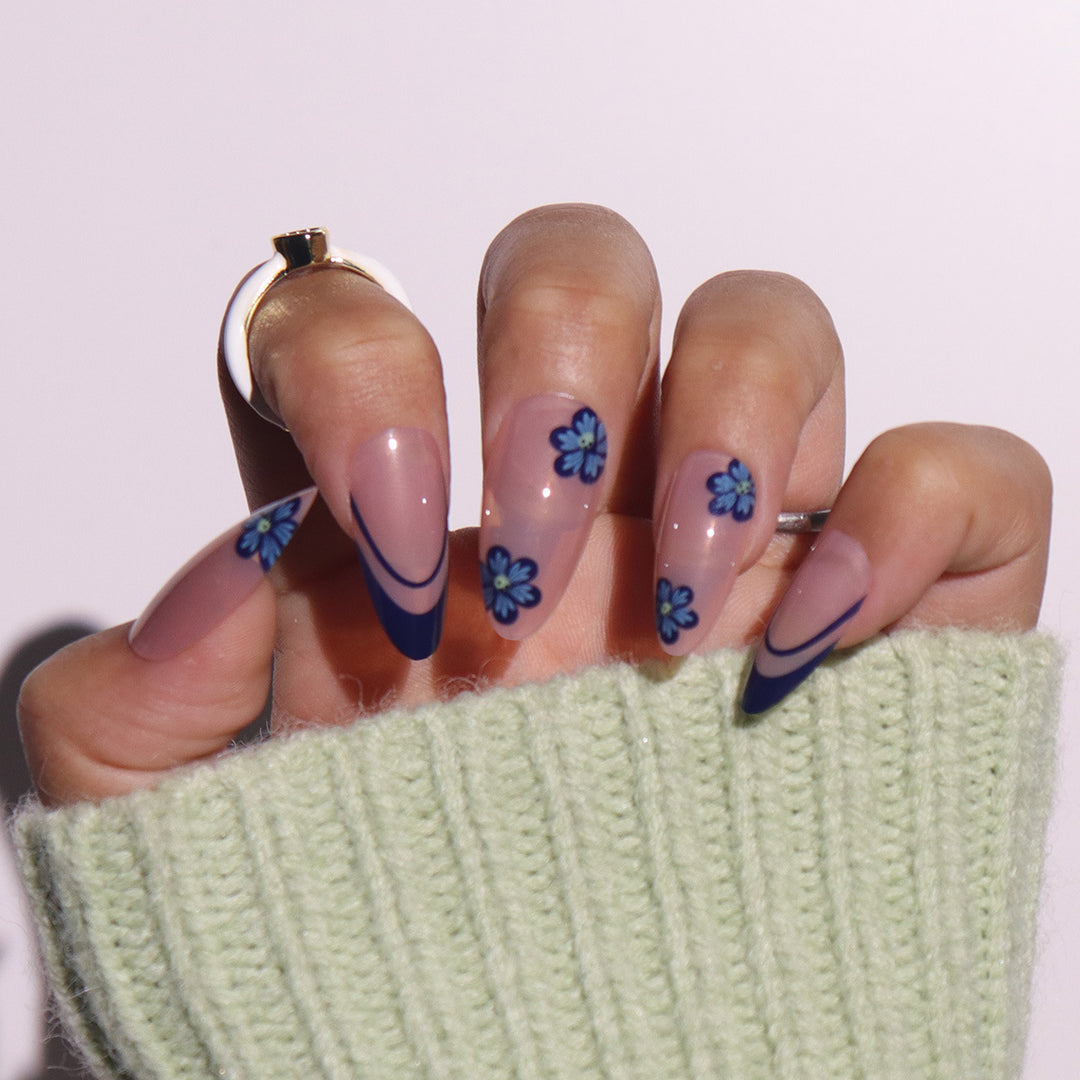 Decorative Floral Stiletto Press-On Nails Kalsten 1789085791