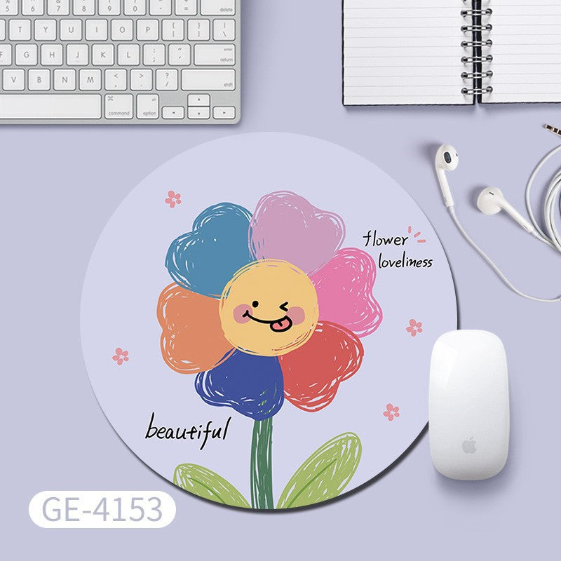 Creative Floral Design Mouse Pad