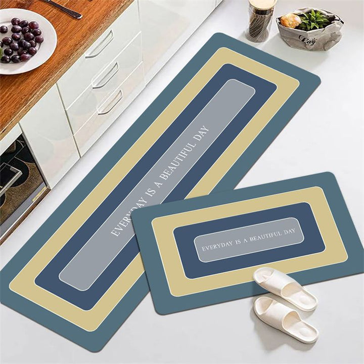 Motivational Phrase Kitchen Mat